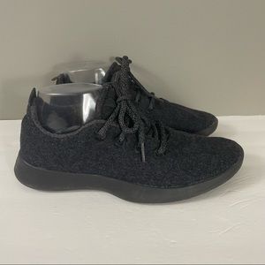 Allbirds Men's Size 8 Casual Gray Black Merino Wool Runners Sneakers Shoes